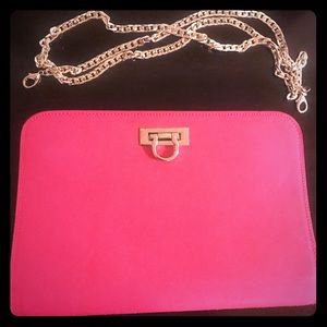 NWOT Pink clutch